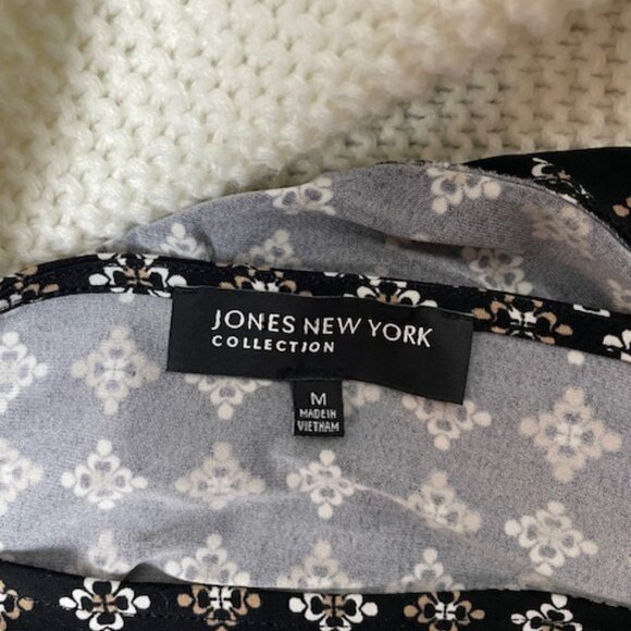 Jones NY Cinch Waist Blouse Shirt Polyester M - Picture 4 of 4